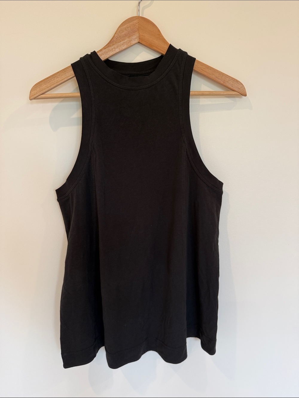 lululemon athletica Black High-Neck Ribbed Tank
